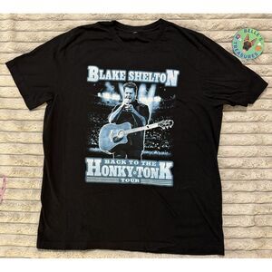 Blake Shelton Size XL Back To The Honky Tonk Tour Concert Shirt